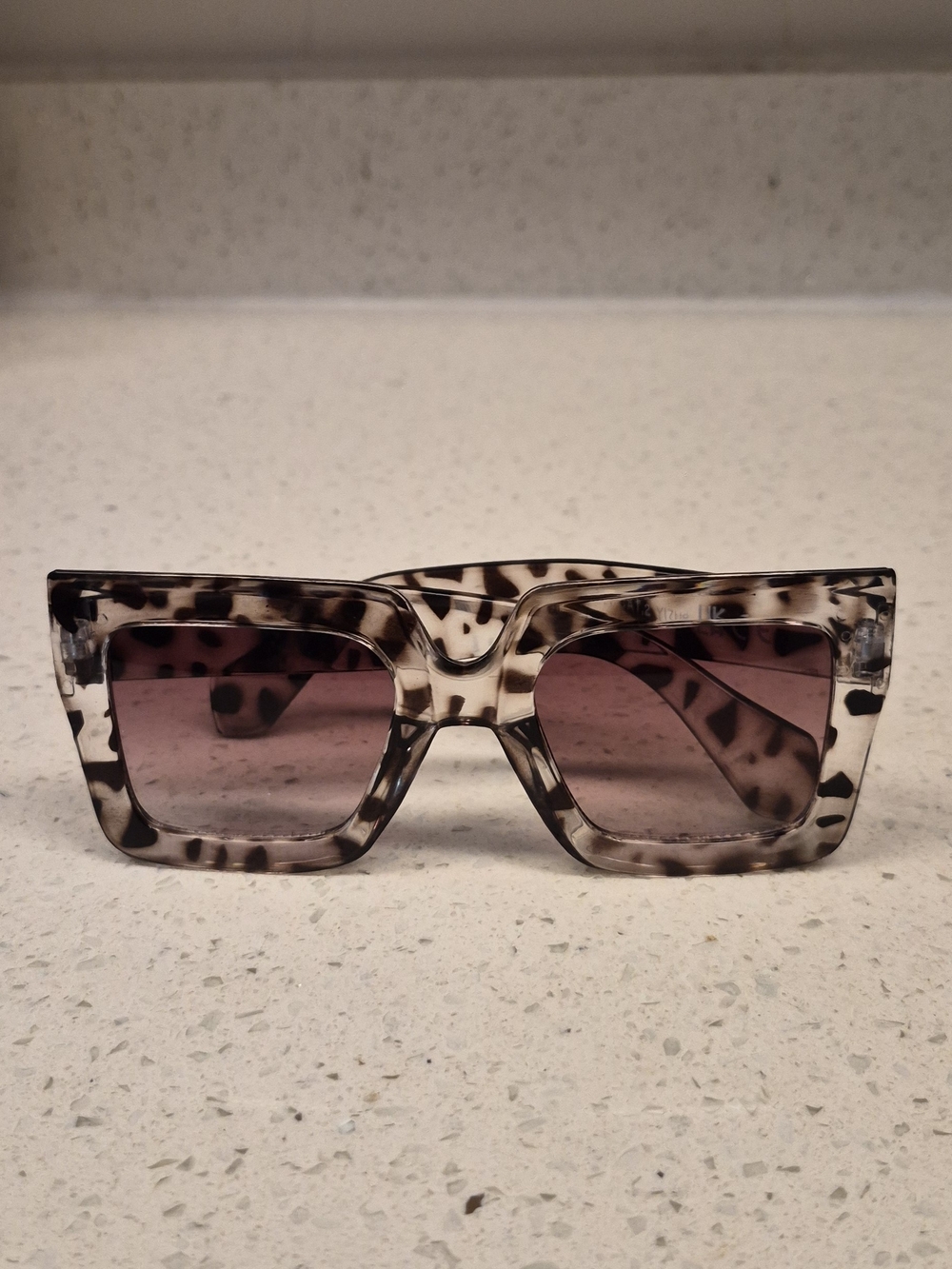 Tortoiseshell Square Frame Sunglasses - Women Accessories